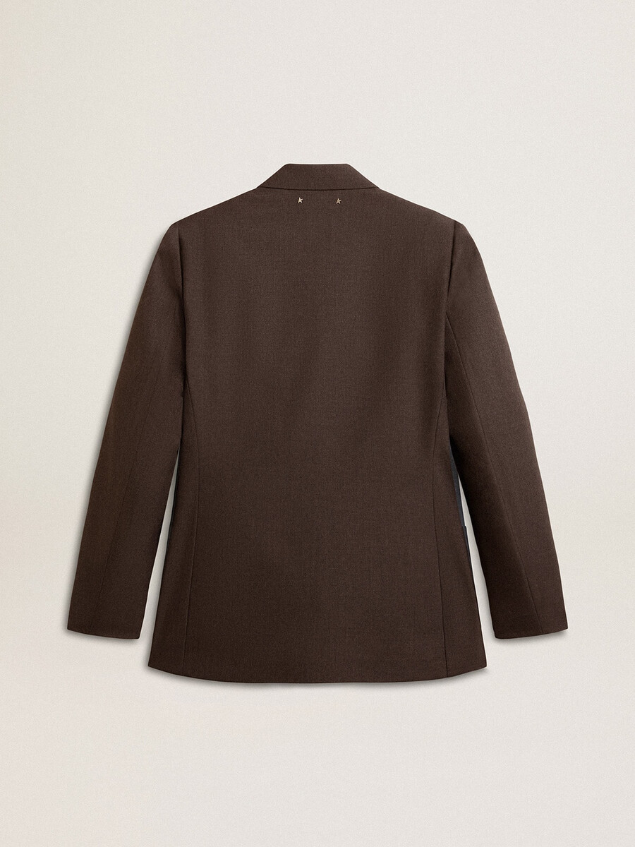 blazer masculino sob medida em lã virgem cinza antracite