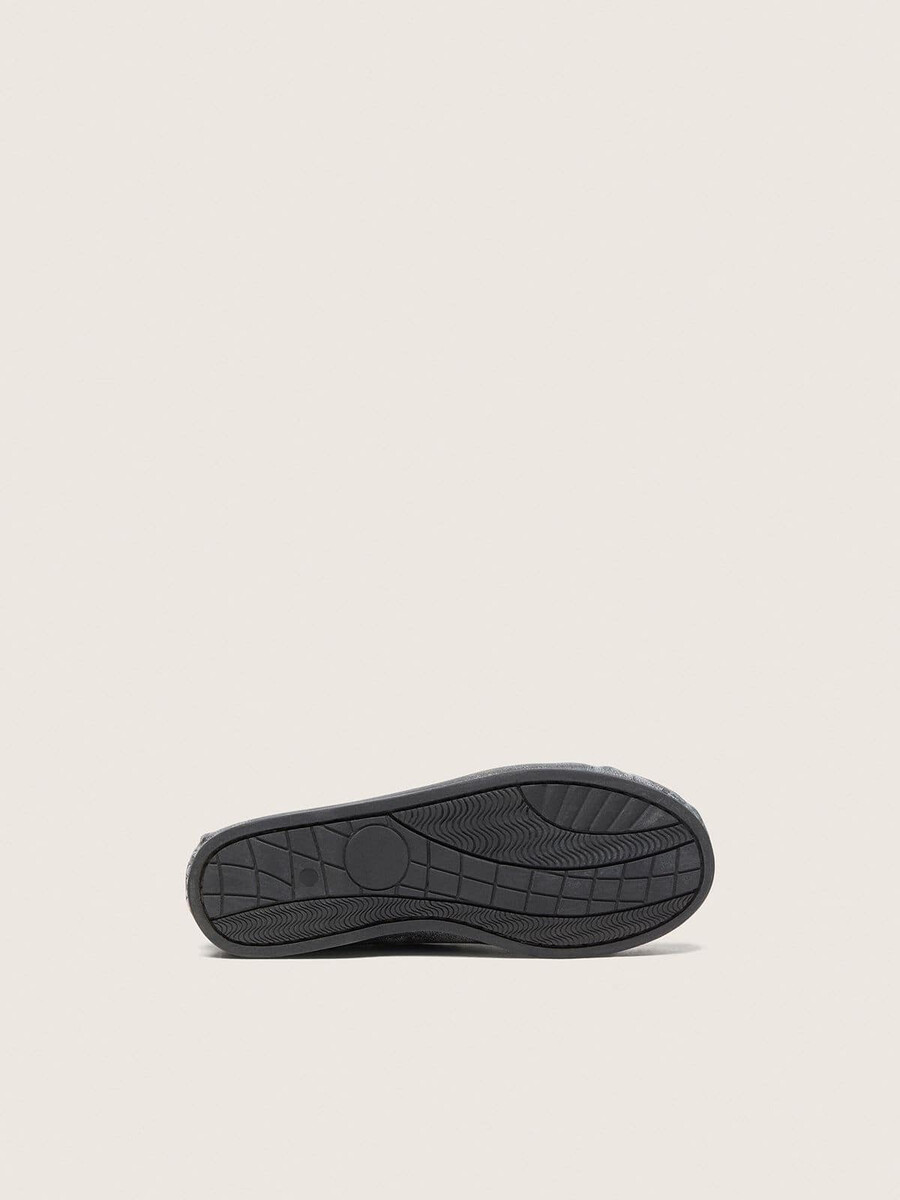 mocassim junior cruise em couro preto envelhecido