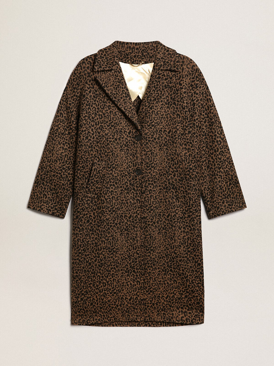 casaco casulo feminino de lã golden goose