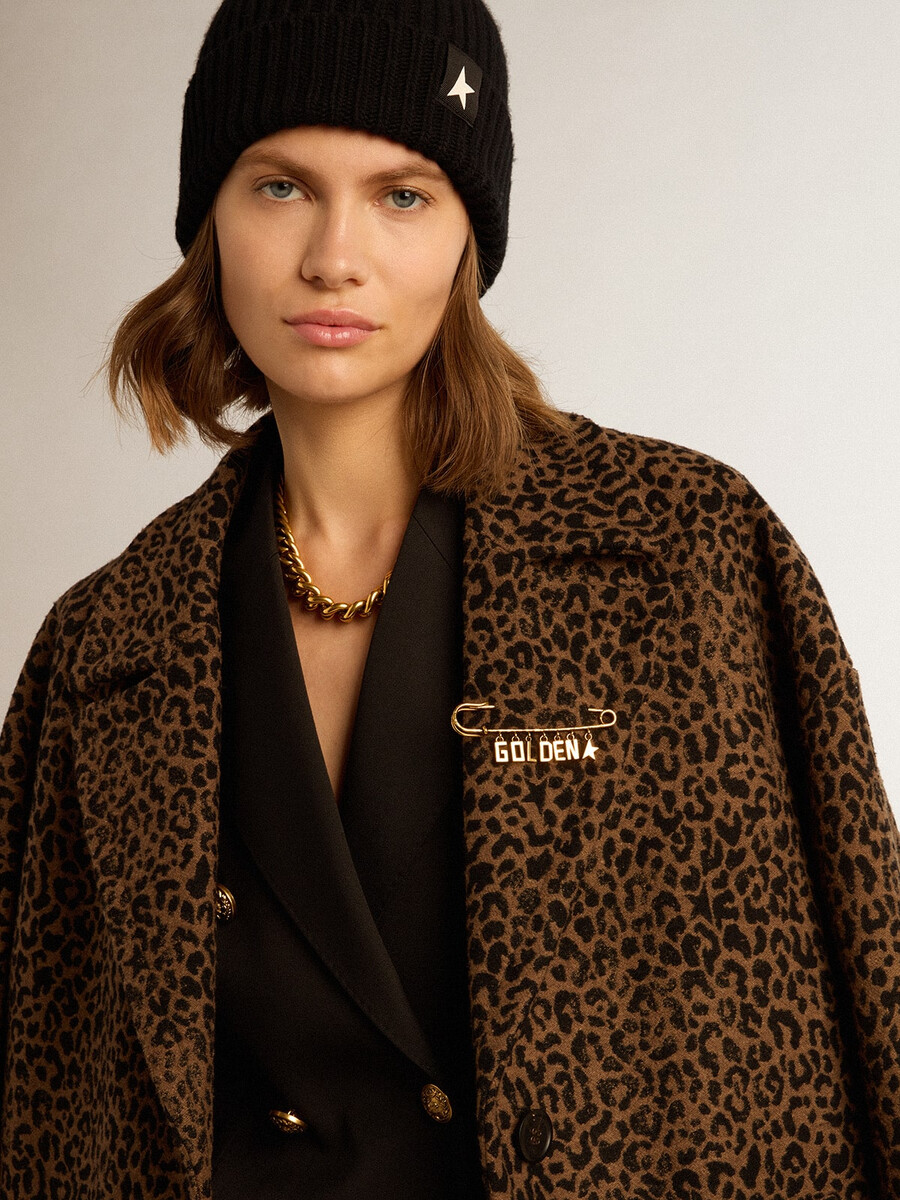 casaco casulo feminino de lã golden goose
