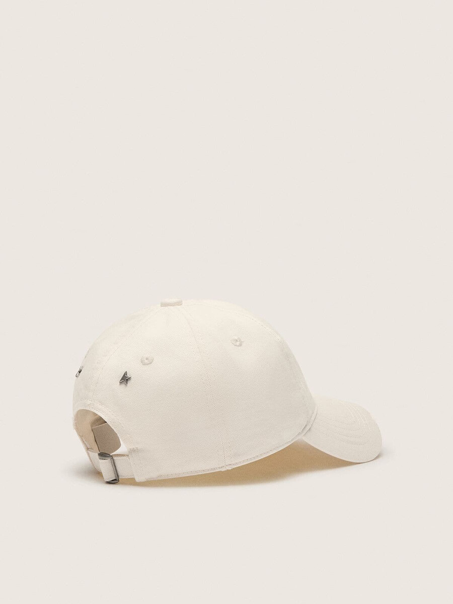 boné de beisebol vintage de algodão branco
