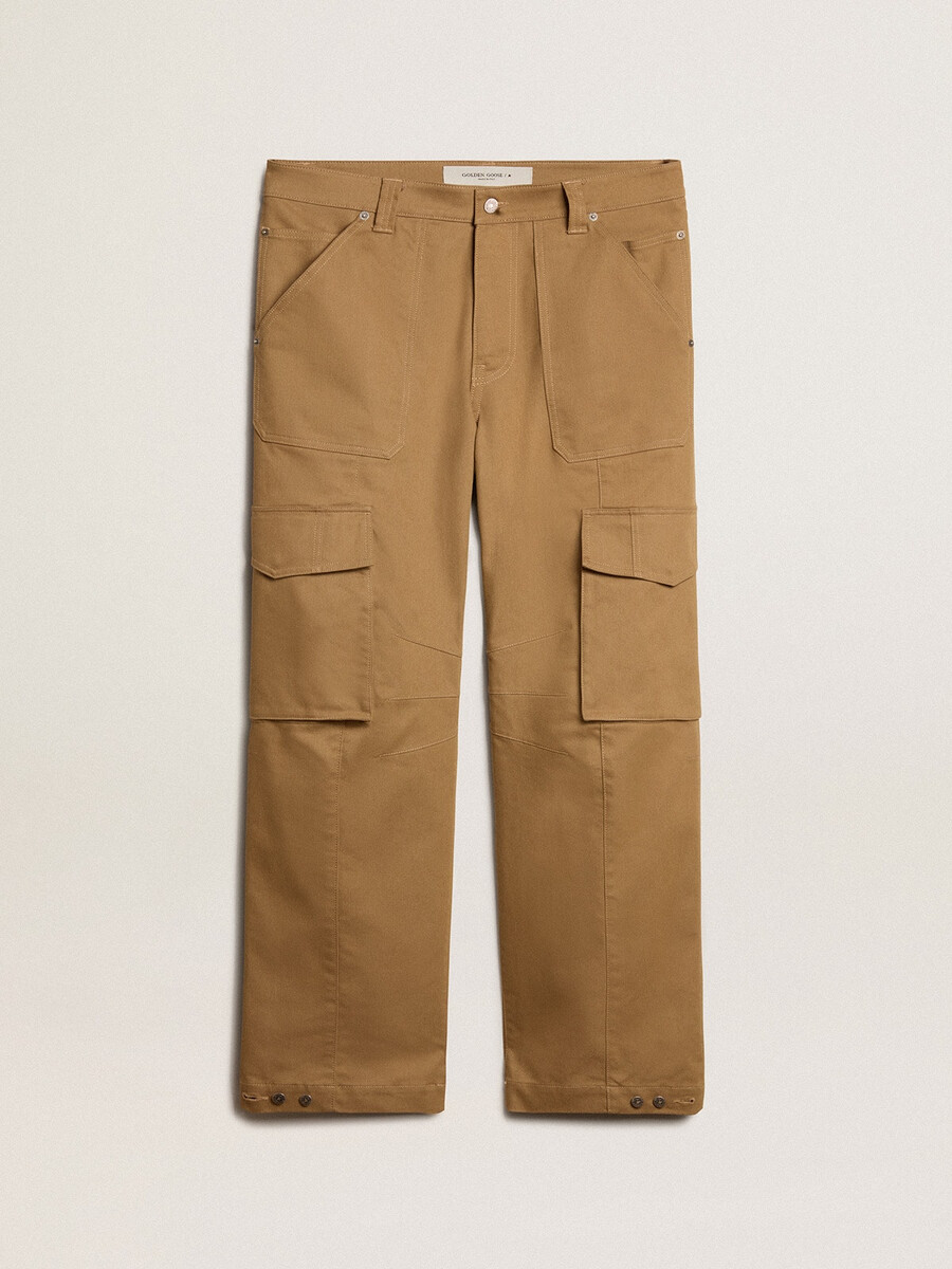 calça cargo cáqui bege