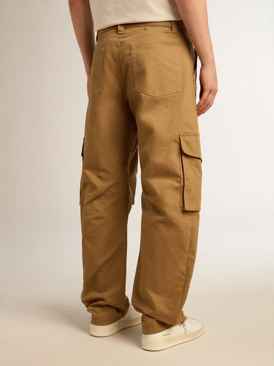 calça cargo cáqui bege