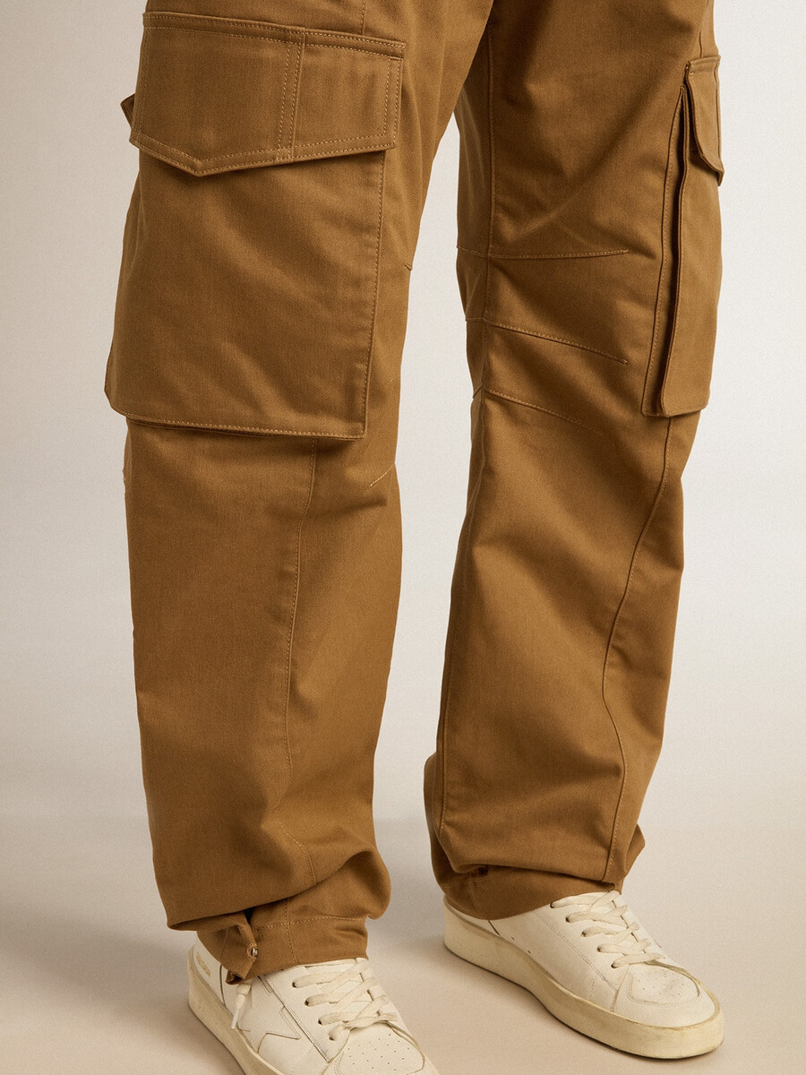 calça cargo cáqui bege
