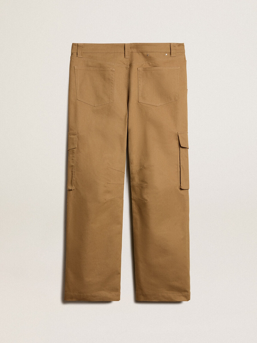 calça cargo cáqui bege
