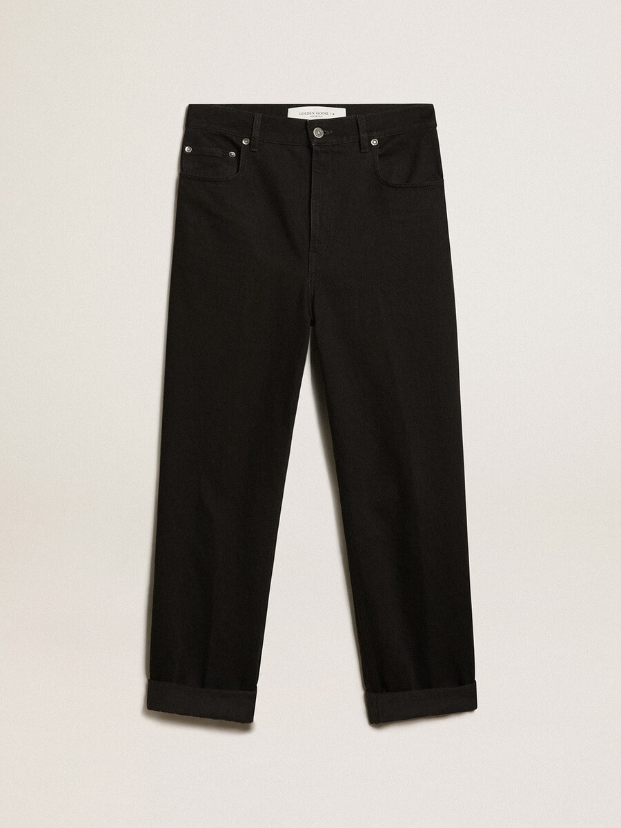 calça jeans preta feminina