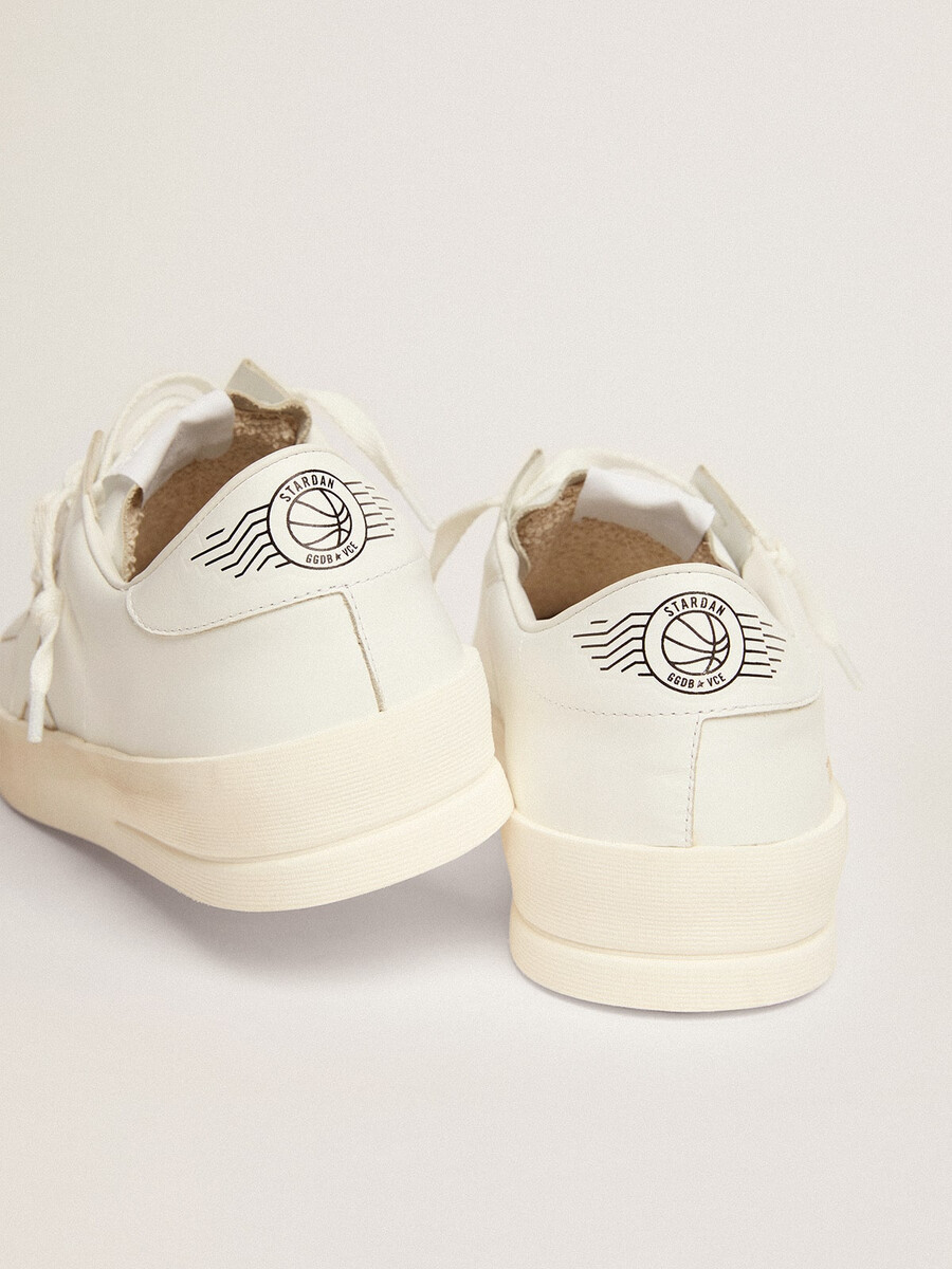 stardan masculino em couro branco