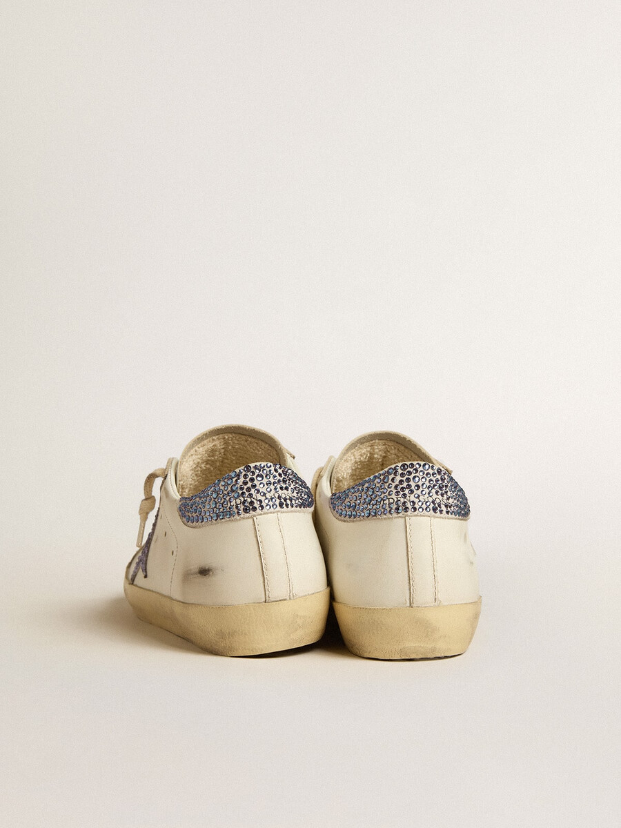 tênis super-star ltd com cristais swarovski para mulheres